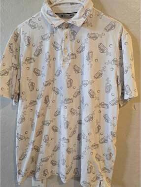 Black Clover Golf Polo Men's Size Large